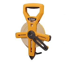 Landmetermaat fiber Ironside 2-comp open frame 13mm 50 meter