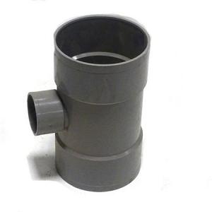 PVC t-stuk 90 graden 3x manchet 