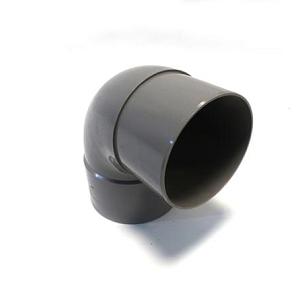 PVC bocht 90 graden manchet/spie 