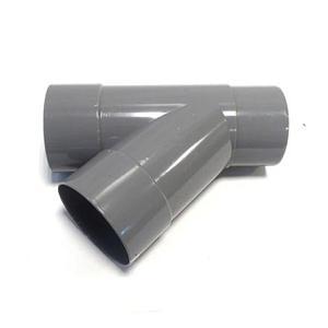 PVC y-stuk 45 graden 2x manchet 1x spie 