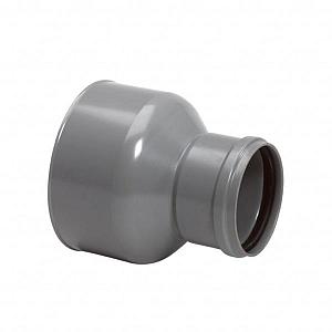 PVC gresbuis-gietijzer 2x manchet 