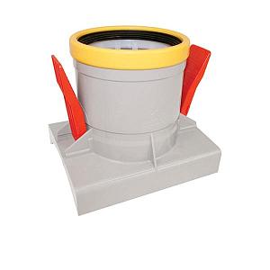 PVC knevelinlaat met zetting 