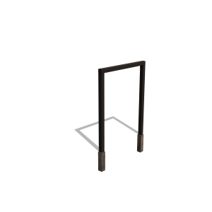 Gepoedercoat pergola recht incl. betonpoer