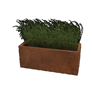 Cortenstaal plantenbak Rechthoek