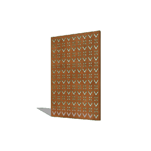 Corten dakmotief compositie