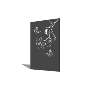 Gepoedercoat staal lelie 