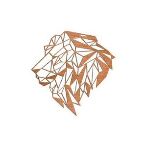 Cortenstaal wanddecoratie Lion 2.0 Small
