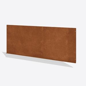Cortenstaal sierhekwerk vlak 149 x 60 cm
