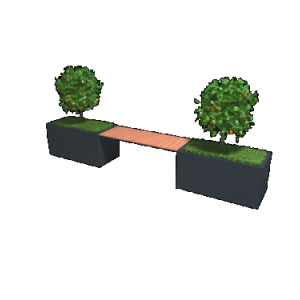 Gepoedercoat Rechthoek bodemplaat