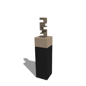 Plantenbak set North Carolina zwart & sand look