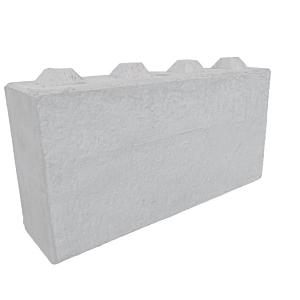 Betonblok met noppen, zonder lepelgaten