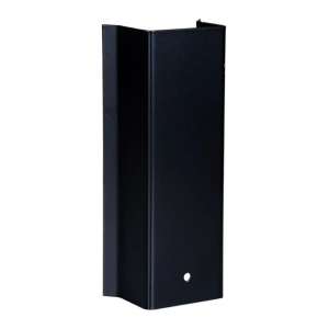 Beschermkap zwart RVS voor tuinpaal stopcontact pro