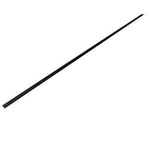 Losse Paalstrip 25mm - zwart tbv hoekpaal