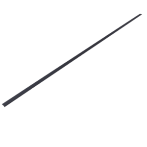 Losse Paalstrip 25mm - antraciet tbv hoekpaal