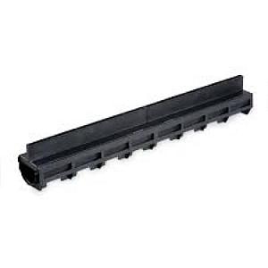 Topgoot 100x12x9 cm verholengoot zwart op=op