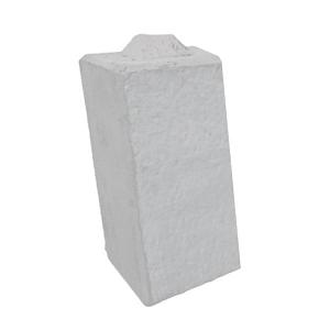 Betonblok met noppen, zonder lepelgaten