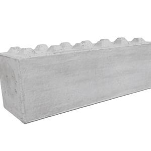 Betonblok met noppen, met lepelgaten