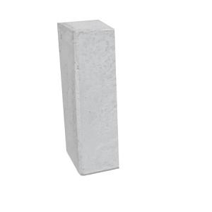 Betonblok zonder noppen, zonder lepelgaten