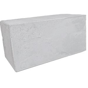 Betonblok zonder noppen, met lepelgaten