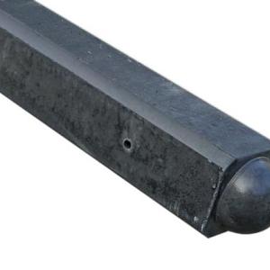 Beton eindpaal met bol kop sponning 37cm
