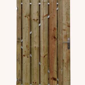 Tuinpoort geïmpregneerd hout incl. gegalvaniseerd frame en stelogen