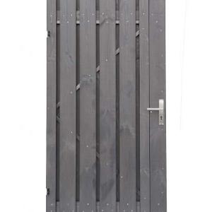 Tuinpoort zwart gespoten incl. gegalvaniseerd frame en stelogen