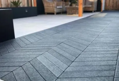 3082 romano punto 40x8x8 cm nero 4844