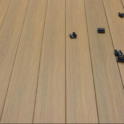 WPC Vlonderplank 2x13,8x300 cm Teak