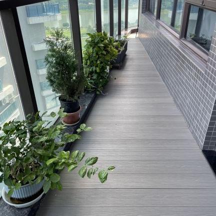 WPC Vlonderplank 2x13,8x300 cm Light Grey