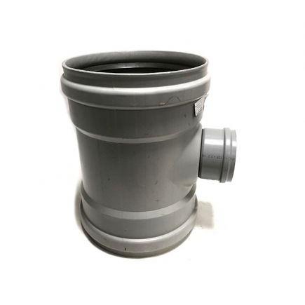 PVC verloop t-stuk 90 graden 3x manchet 315-125mm
