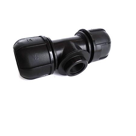Tyleen klem t-stuk met binnendraad 25mm 1/2 inch