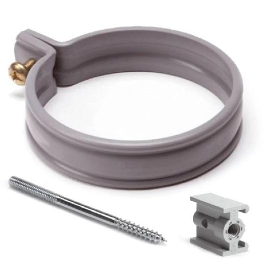PVC beugel+accesoires 100mm