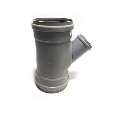 PVC verloop y-stuk 45 graden 3x manchet 250-125mm