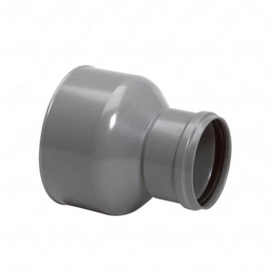 PVC gresbuis-gietijzer 1x manchet 125-206mm