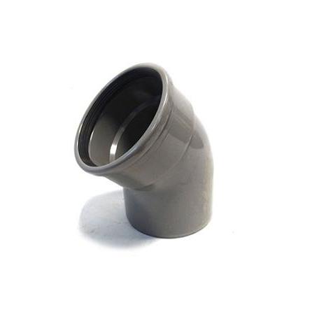 PVC bocht 30 graden manchet/spie 200mm