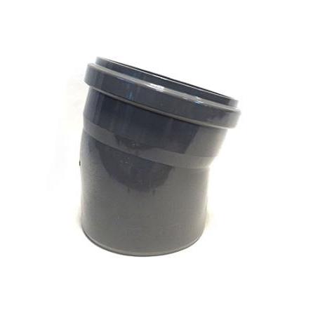PVC bocht 15 graden manchet/spie 250mm