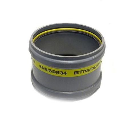 PVC schuifmof 2x manchet 315mm