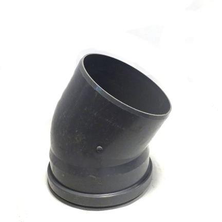 PVC bocht 30 graden manchet/spie 500mm