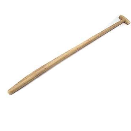 Houten steel met kromming 110 cm voor schop