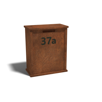 Cortenstaal brievenbus Arizona Type L