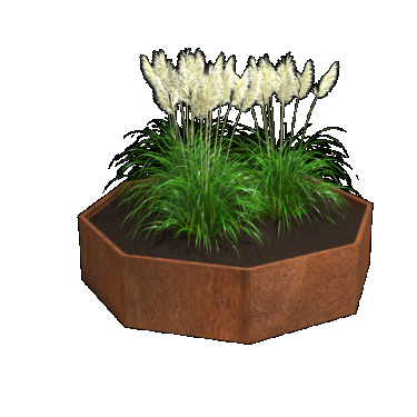 Cortenstaal plantenbak Achterhoek 100 x 100 cm