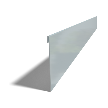 Verzinkt staal kantopsluiting geplet 13 cm (lengte 150 cm)