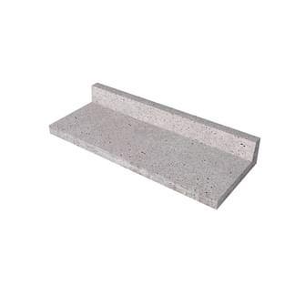 Schellevis L-model 100x40x15cm Grijs