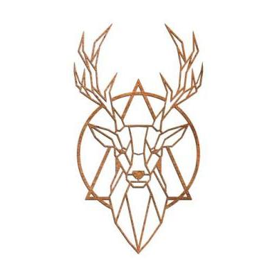 Cortenstaal wanddecoratie Deer 2.0 Large