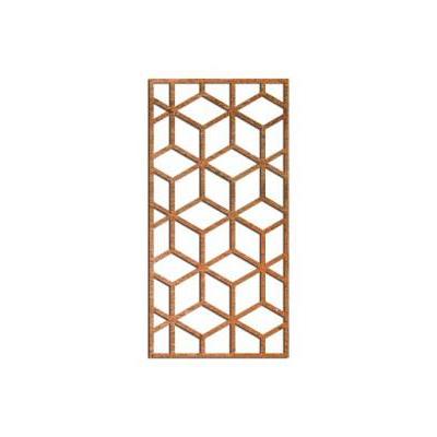 Cortenstaal wanddecoratie Geometric Pattern 2.0 Large