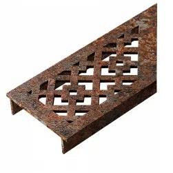 Ultra Drain Cortenline Designo Rooster 6.7x120x2cm