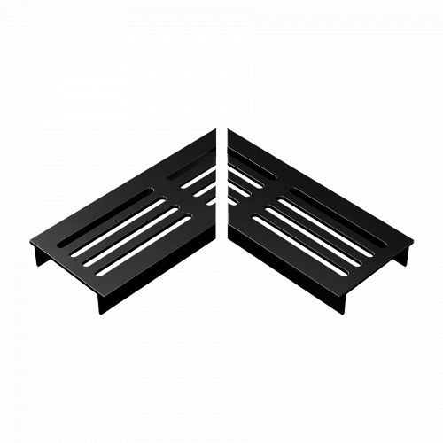 Ultra Drain Blackline Straight Rooster L-hoek 6.5x15x2cm