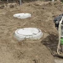 Betonnen septic tank 7500 liter met deksels IBA - Klasse 1 verkeersklasse B