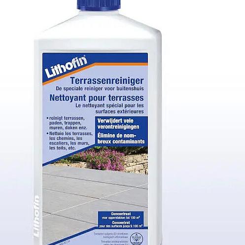 Speciale buitenreiniger voor terrassen en natuursteen - Lithofin Terrassenreiniger 1 liter