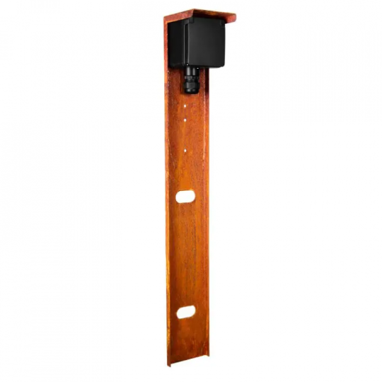 Tuinpaal - pro enkel met enkele wartel corten